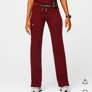 SOLD-Figs Burgundy Kade Cargo Pant